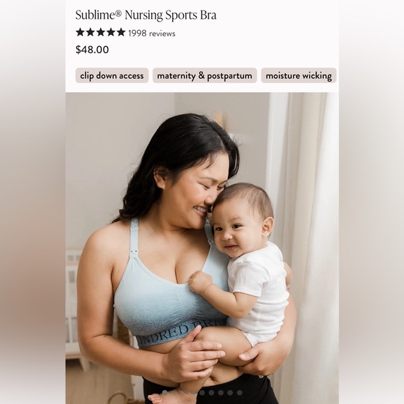 Kindred Bravely Sublime Nursing Sports Bra Size Small - Picture 1 of 3